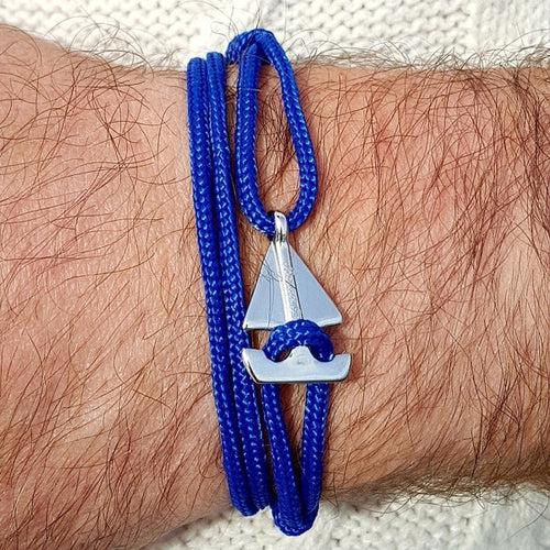 SAILOR electric blue mini (2cm) boat bracelet (SMN005)