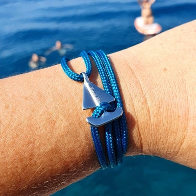 SAILOR ink blue mini (2cm) boat bracelet (SMN021)