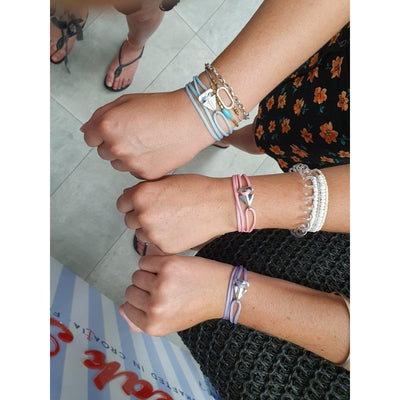 SAILOR light purple mini (2cm) boat bracelet (SMN020)
