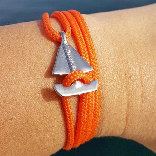 SAILOR orange mini (2cm) boat bracelet (SMN015)