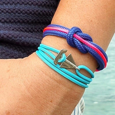 SAILOR turquoise mini (2cm) boat bracelet (SMN009)
