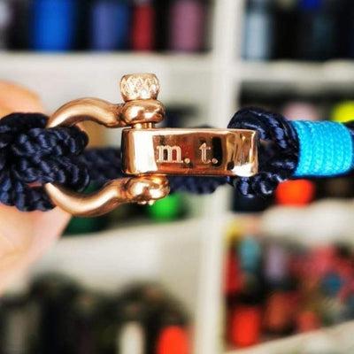 WAVES Navy Blue Turquoise Marine Bracelet (WVS037)
